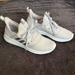 Adidas Gray Sneakers Lightweight Breathable Design